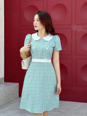 Váy Đầm Ca Rô hình ảnh