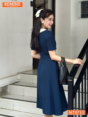 Đầm thiết kế BEMINE cổ kiểu dáng chữ A MT971 9